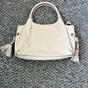 Kate Spade Cream Tassel Bag